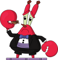 Figurine Mr. Krabs and the Smallest Violin