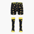 Cadeauset herenondergoed met eendenprint - boxershorts en sokken