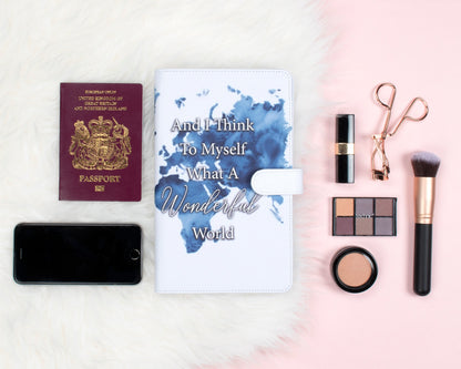 Étui pour passeport – Wonderful World