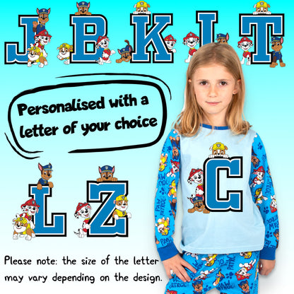 Pat’ Patrouille Pyjama with Letter