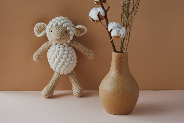 Edredón de ovejas beige