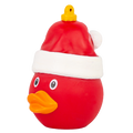 Pato de Natal com chapéu
