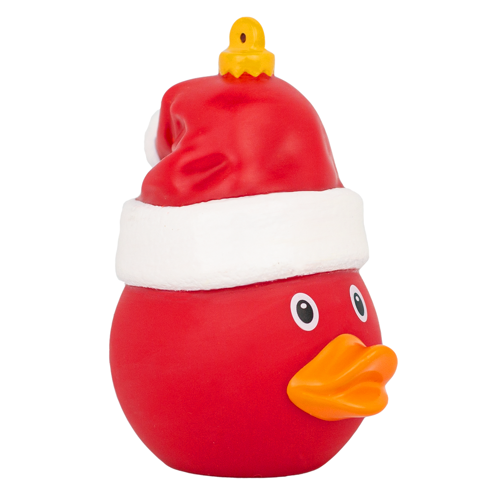 Pato de Natal com chapéu