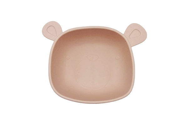 Lili the Bear Silicone Learning Bowl Blush