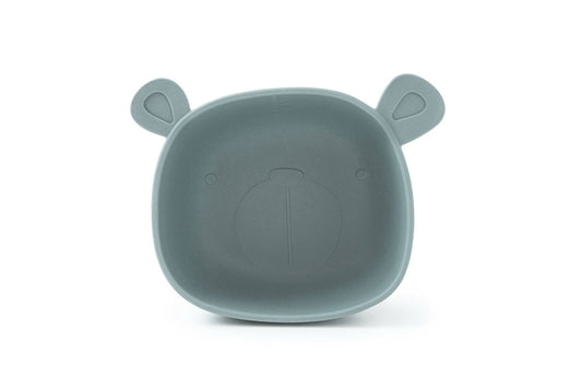 Bol à manger Lili l'ourse silicone Océan