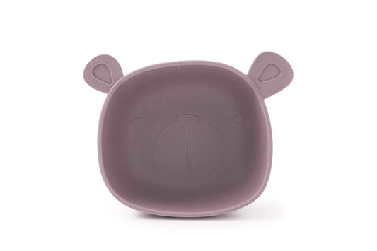 Esslernschüssel Lili the Bear Silikon Plum