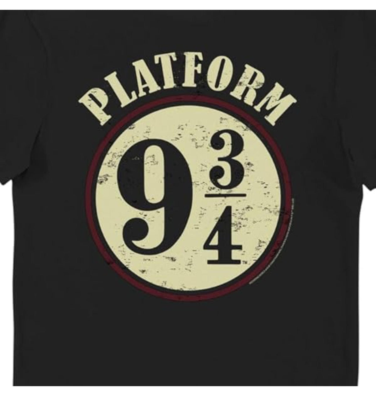 T-shirt Harry Potter quai 9 ¾