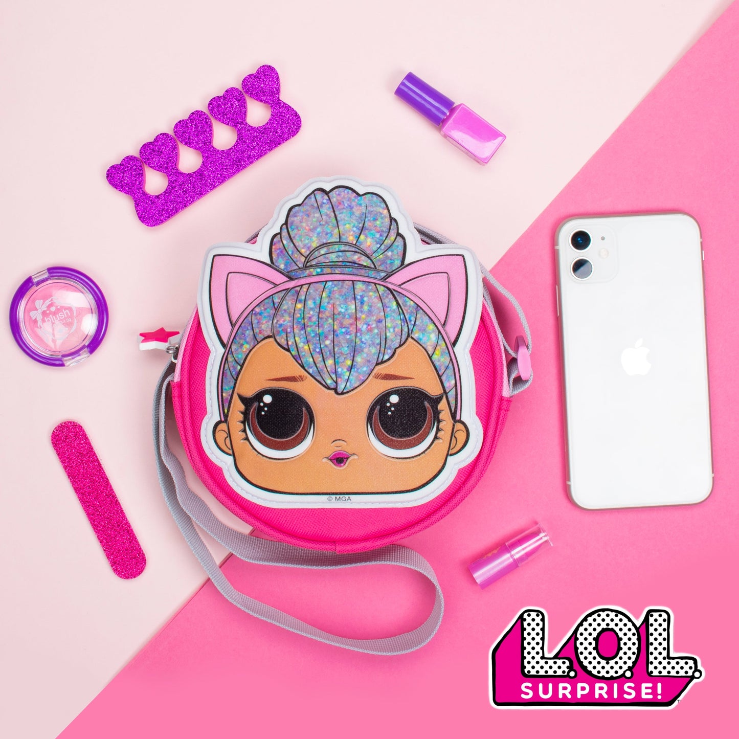 L.O.L pailleté Sac bandoulière – Kitty Queen