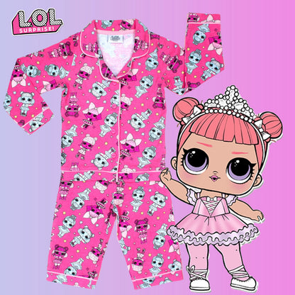 LOL rose Pyjamas with Buttons