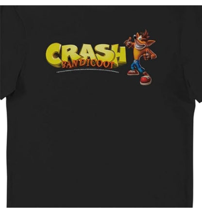 T-shirt Crash Bandicoot avec logo