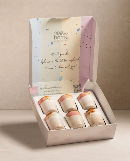 Melting Ice Cream Cup 260ml 6 Pieces Set Gift Collection