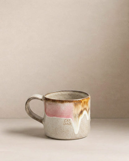 Melting Ice Cream Mug 360ml Cat Dad