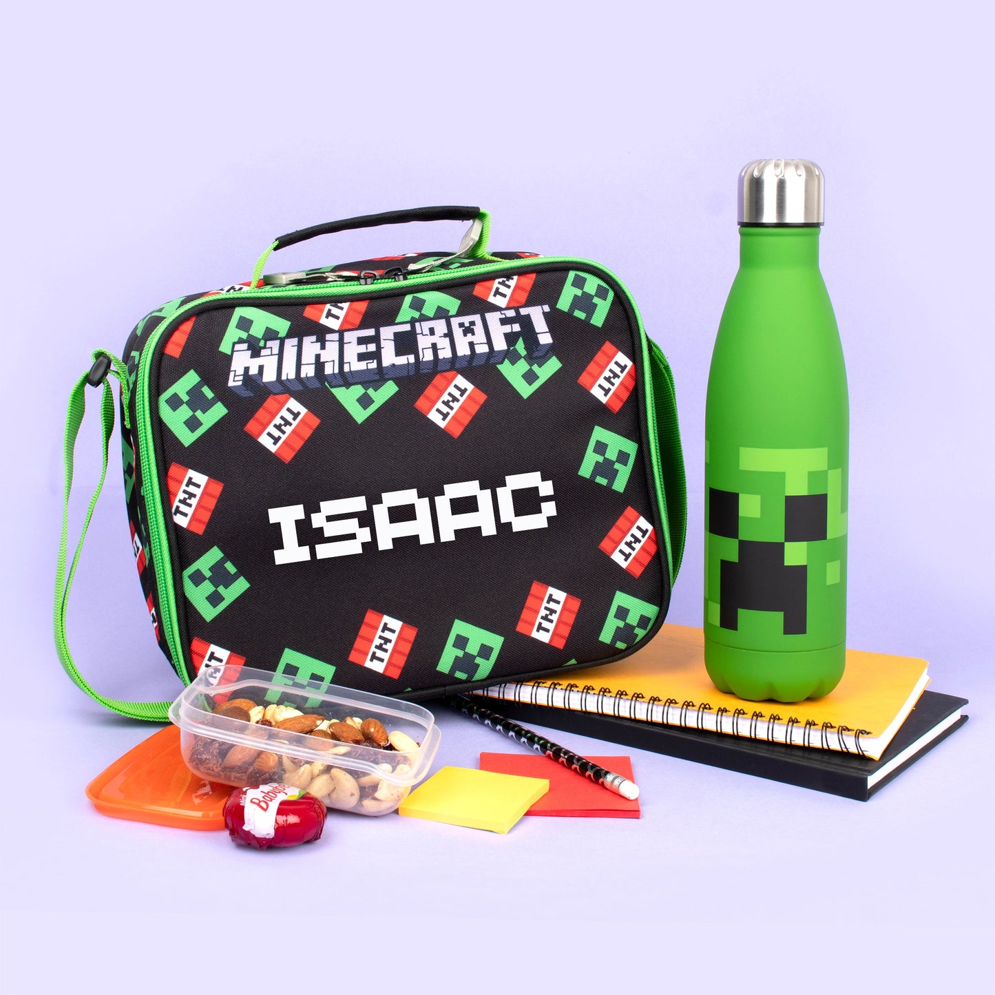 Minecraft acier inoxydable Gourde 550 ml – vert