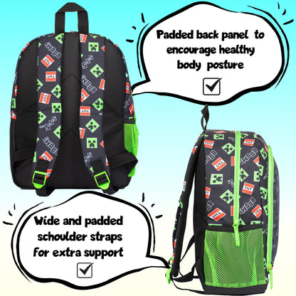 Minecraft enfant Sac à dos — sac à dos scolaire officiel