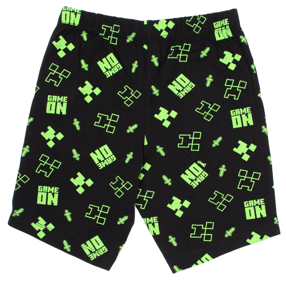 Pyjama Minecraft – Short Sleeve – vert
