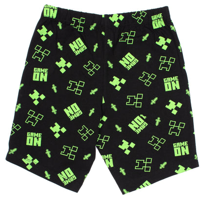 Minecraft Short Sleeve Pyjama – vert