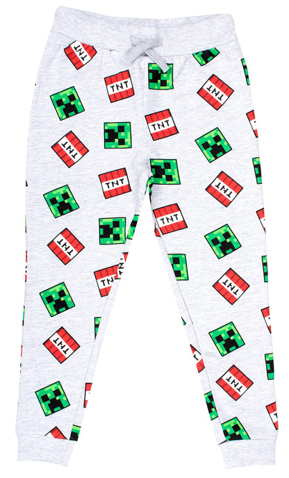 Minecraft Joggers – gris Pattern