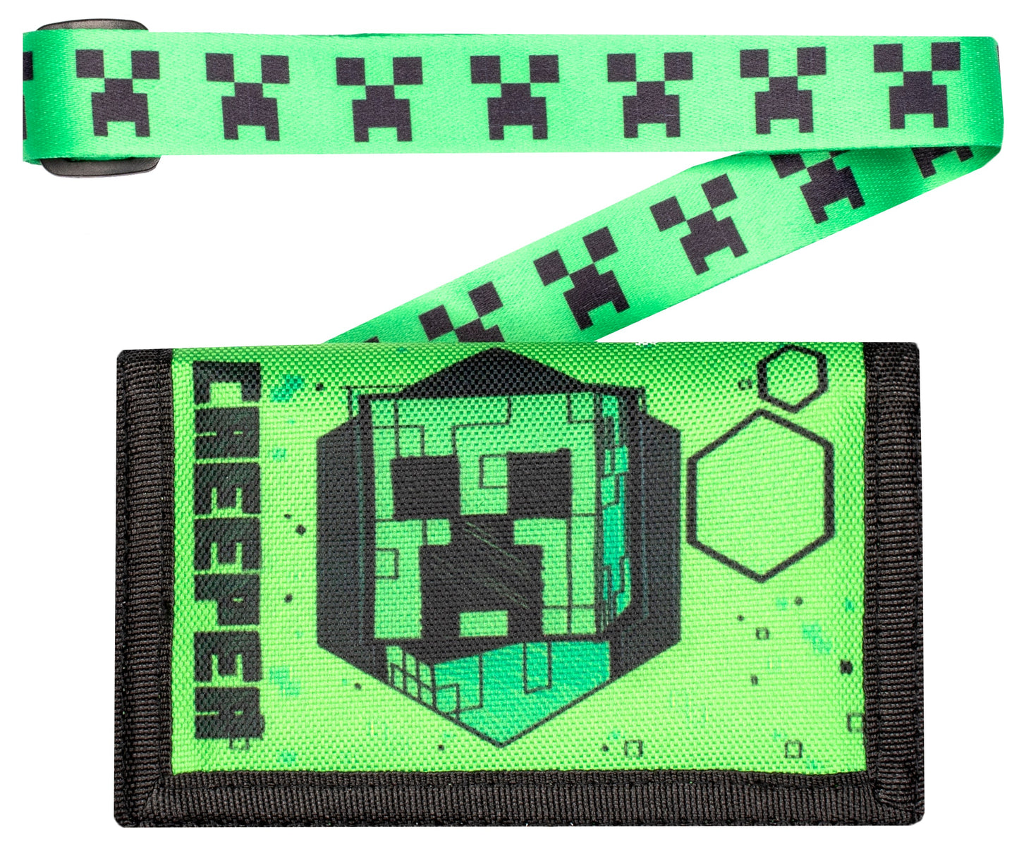 Minecraft enfant Portefeuille – vert Creeper