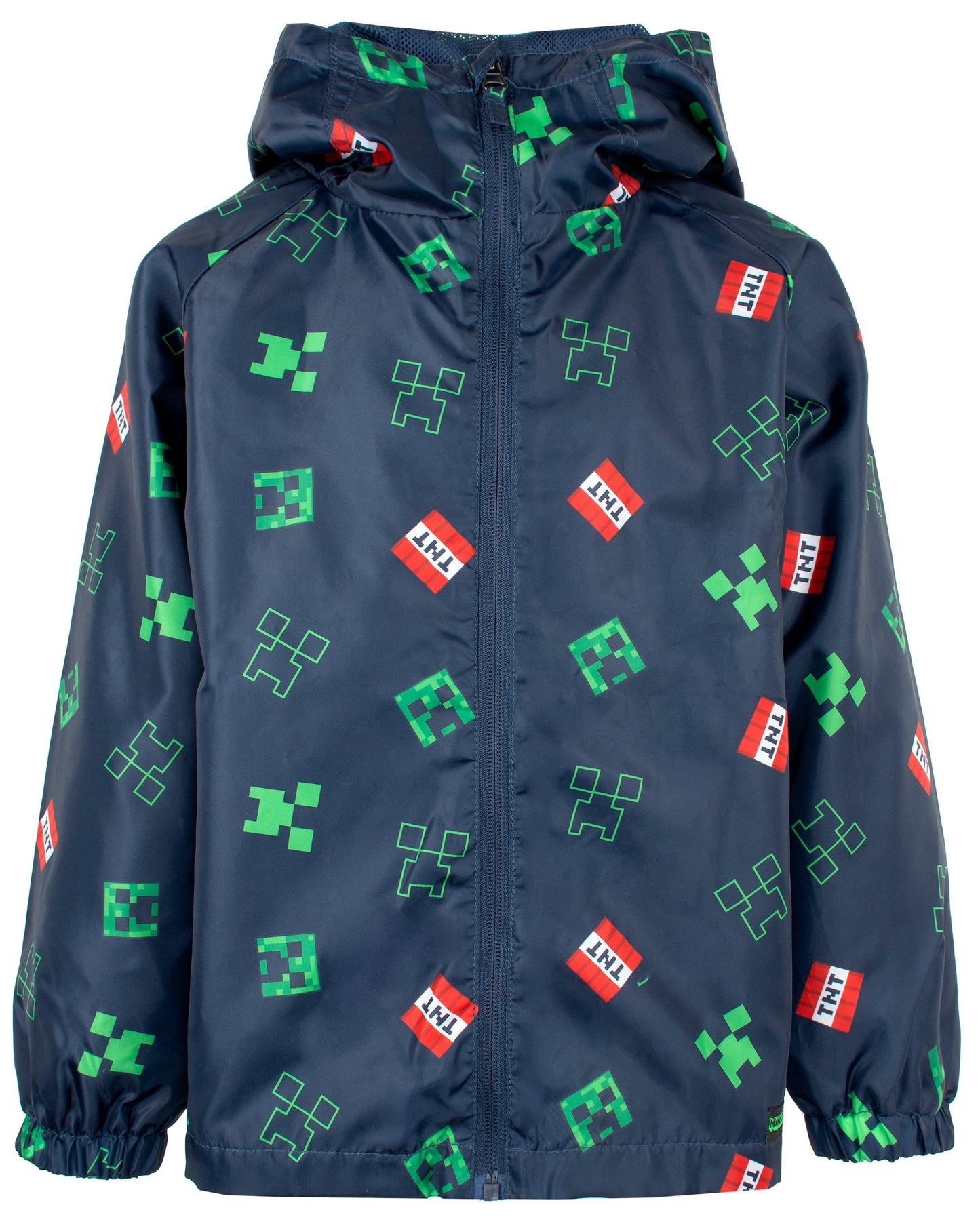 Minecraft Waterproof Jacket – Navy bleu