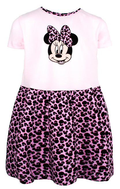 Disney Minnie Mouse Dress – rose Leopard