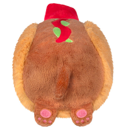 Mini Squishable Festive Dachshund Hot Dog
