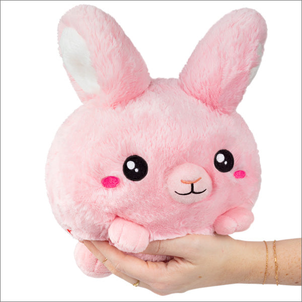 ミニスクイッシャブル ピンクふわふわウサギ