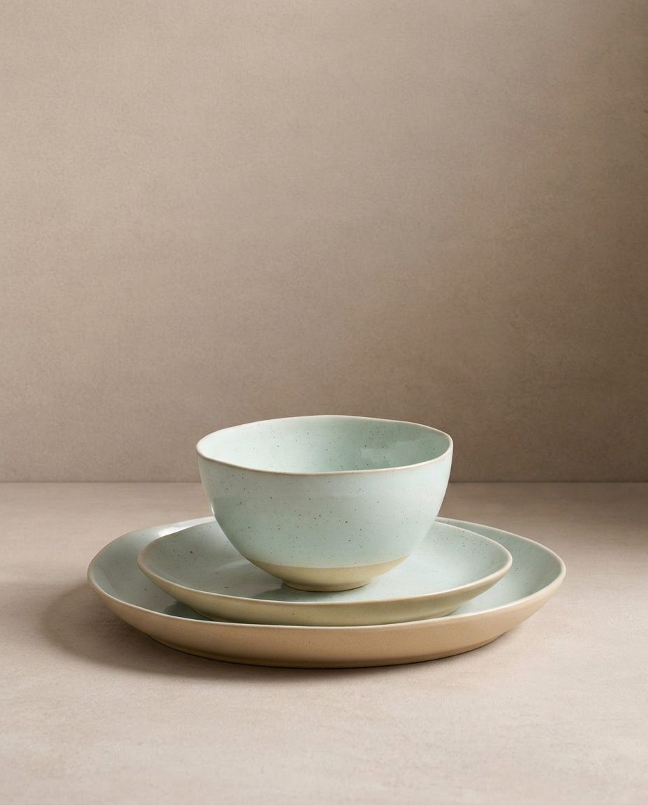 Minted Stoneware Dinner Plate 27,5cm