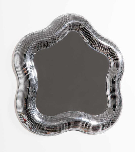 Miroir fleur disco