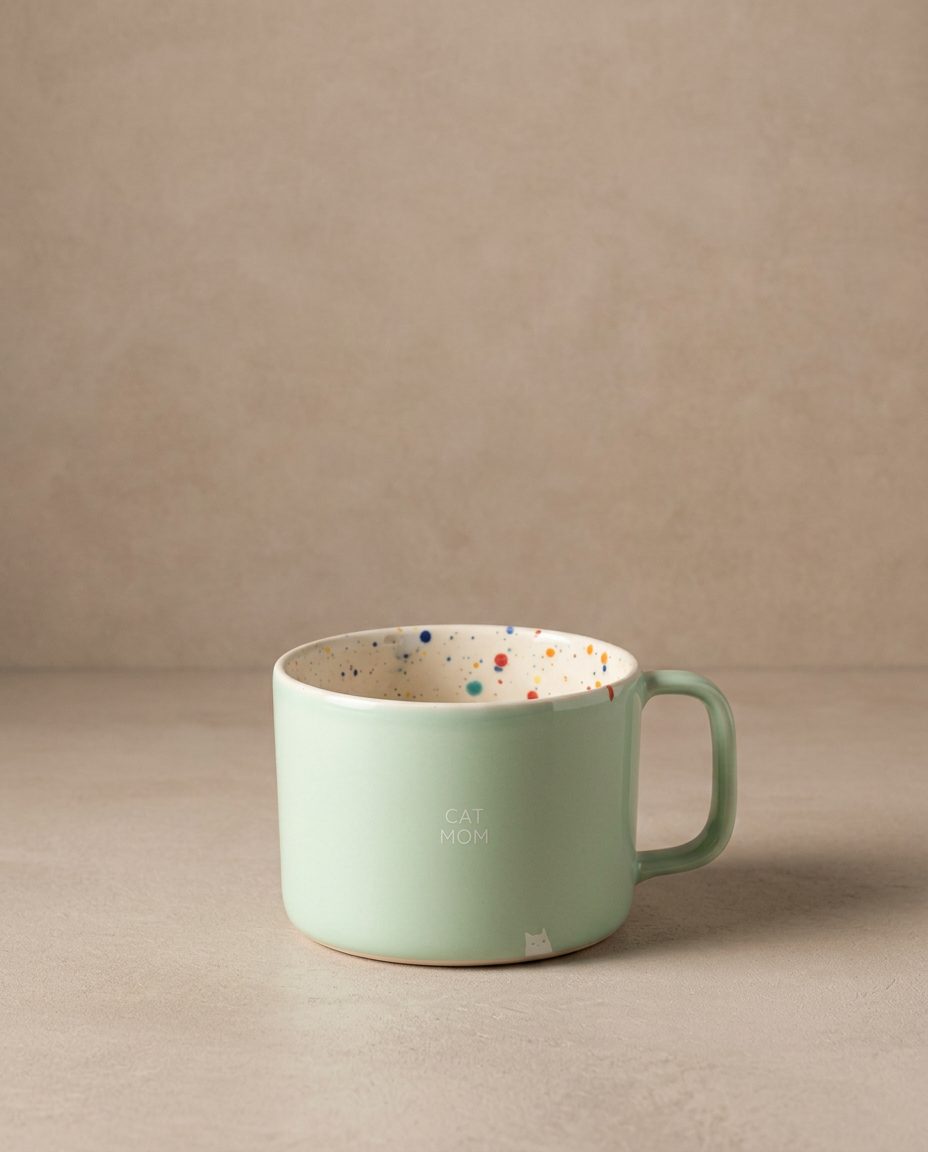 マグカップ 450ml CAT MOM - Breeze Collection