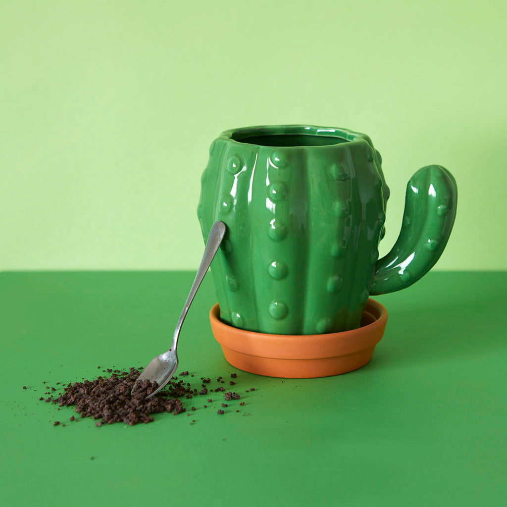 Taza de cactus