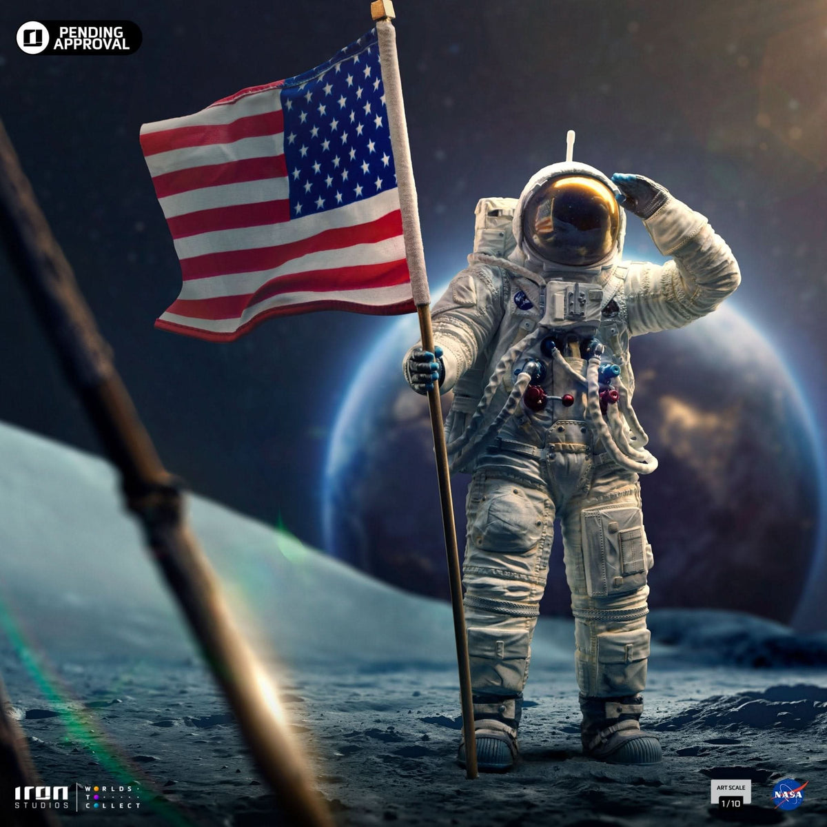 Statue Apollo 11 Astronaut - Nasa - Art Scale 1/10 - Alien