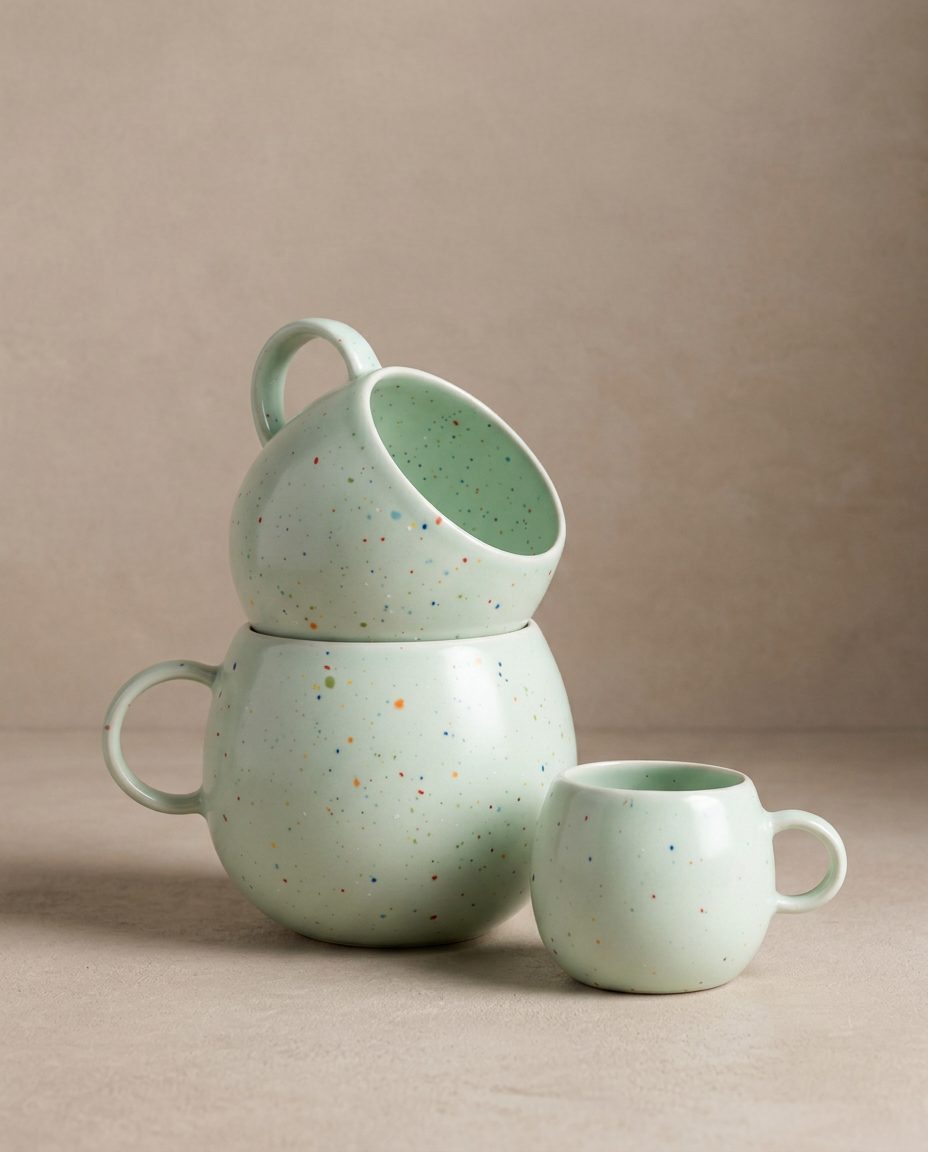 New Party Ball Mug 250ml Green