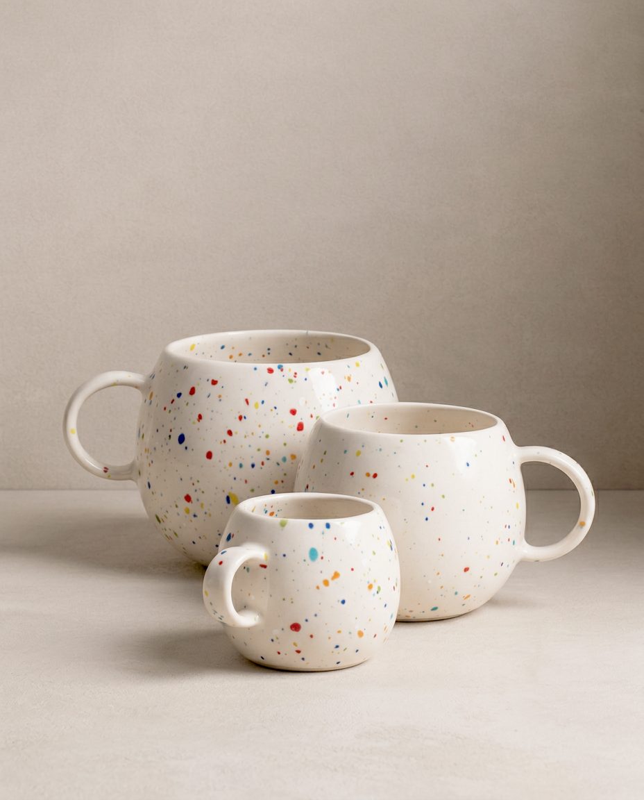 Tasse boule New Party – 250 ml – Blanc