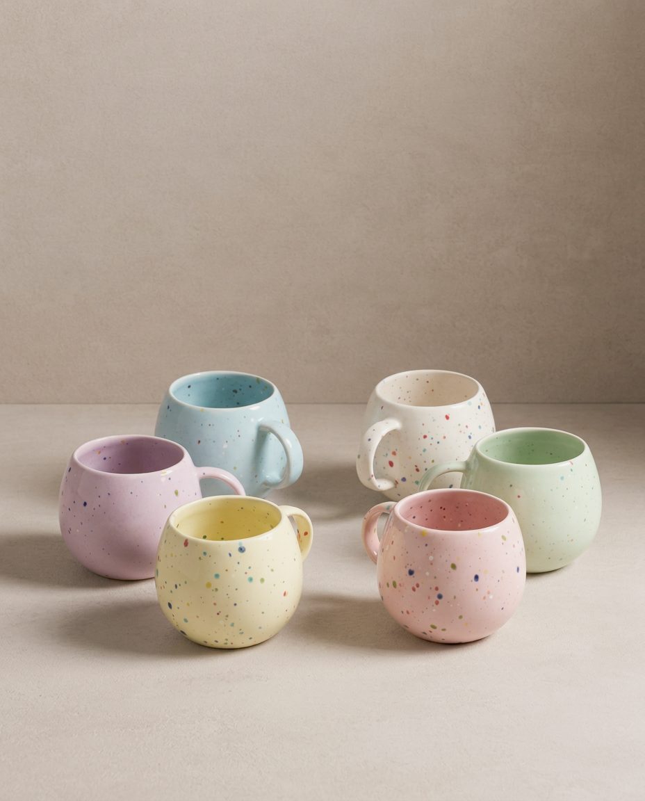New Party Ball Mug 250ml Pink