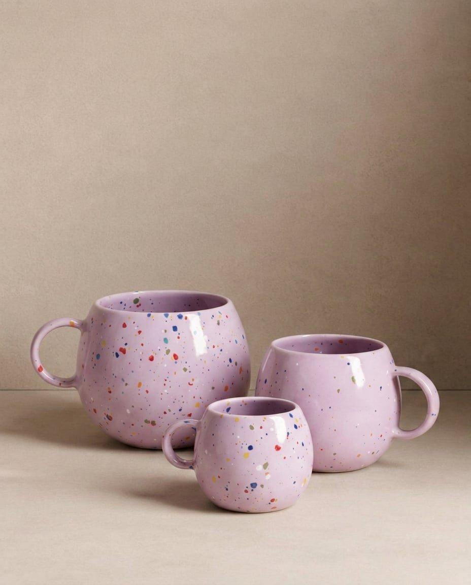 New Party Ball Mug 500ml Lilac
