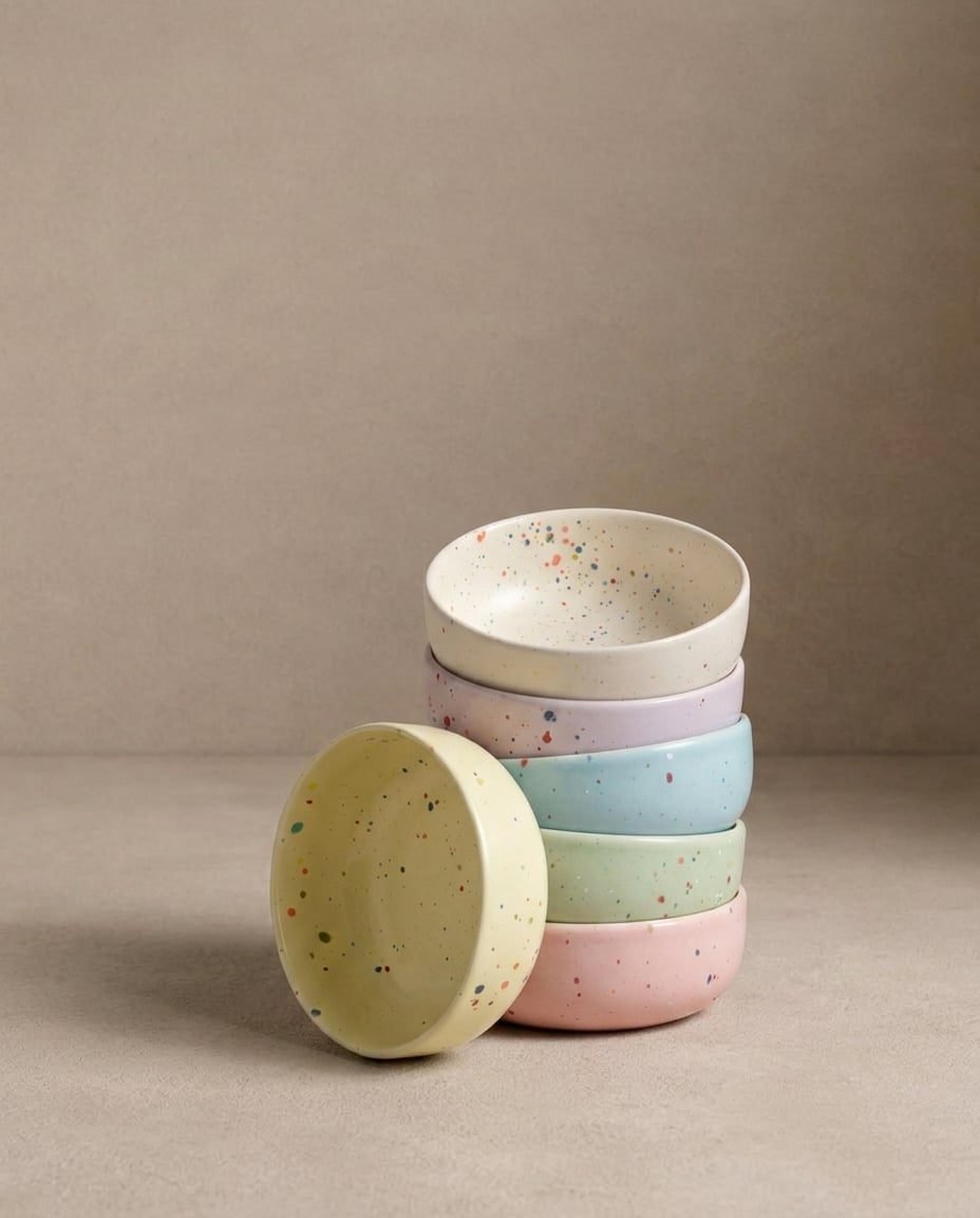 New Party Bowl 12cm - Mix 6 Pieces