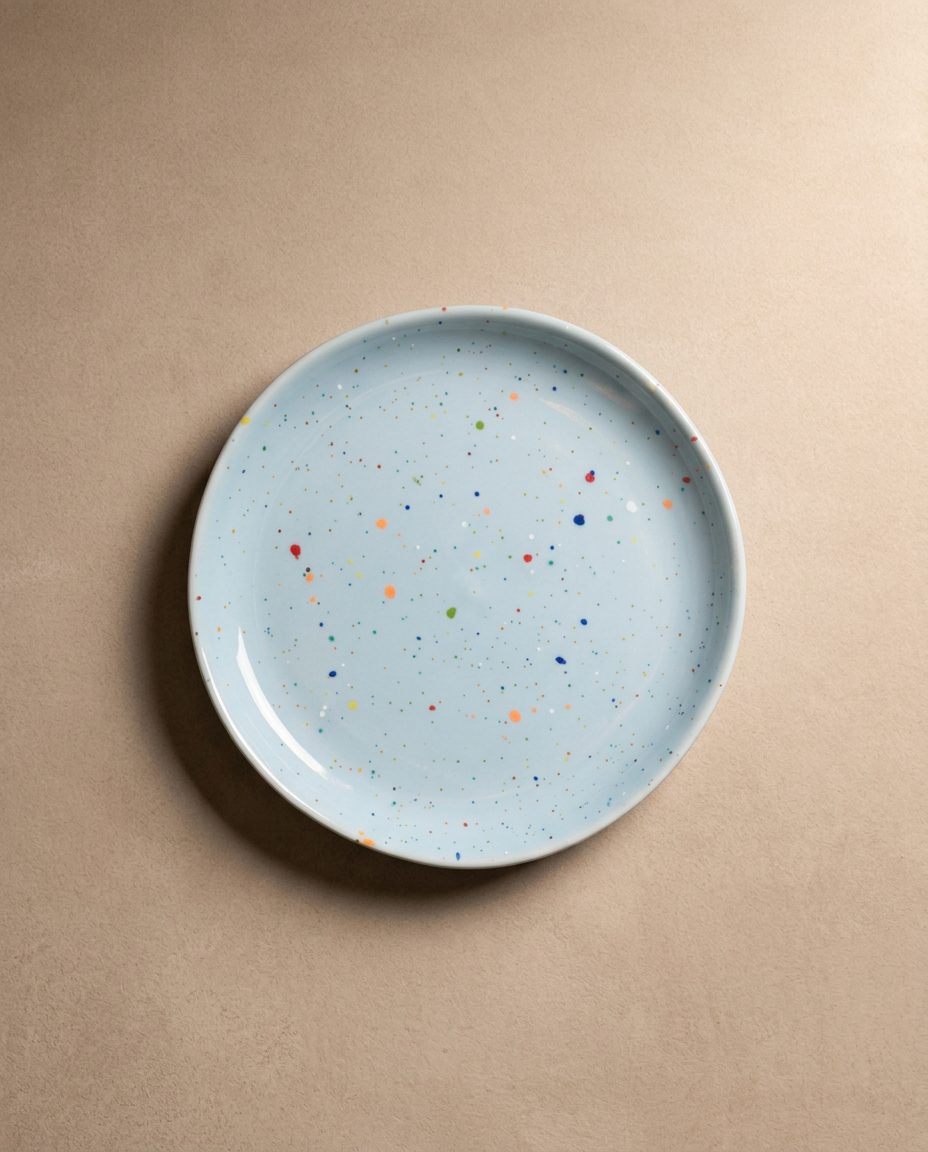 New Party Bread Plate 17cm - Mix 6 Pieces