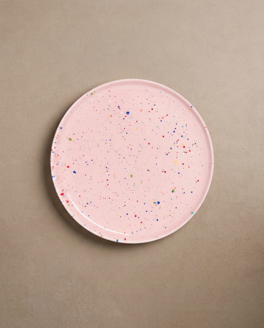 New Party Dinner Plate 27cm Pink