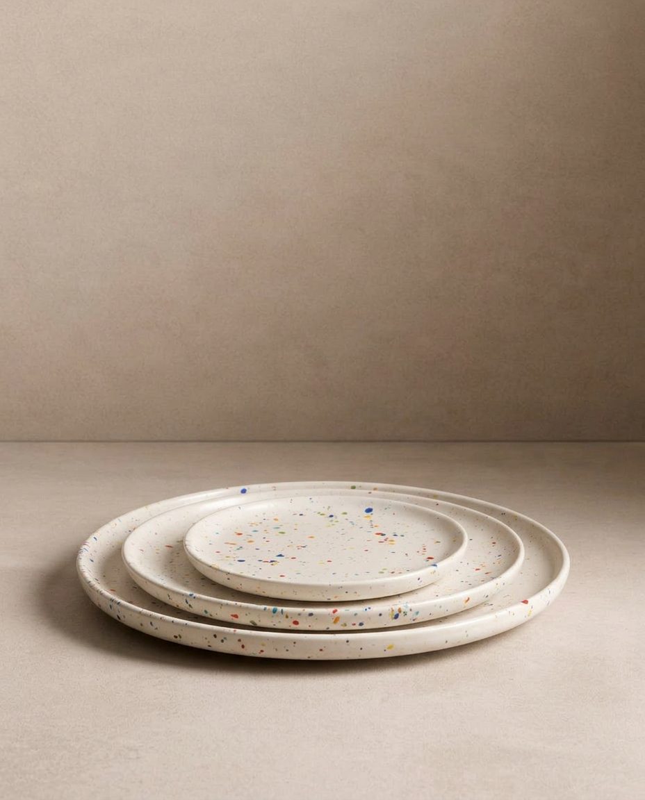 New Party Dinner Plate 27cm White