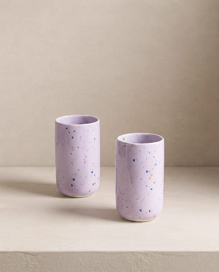 New Party Long Cup 330ml Lilac