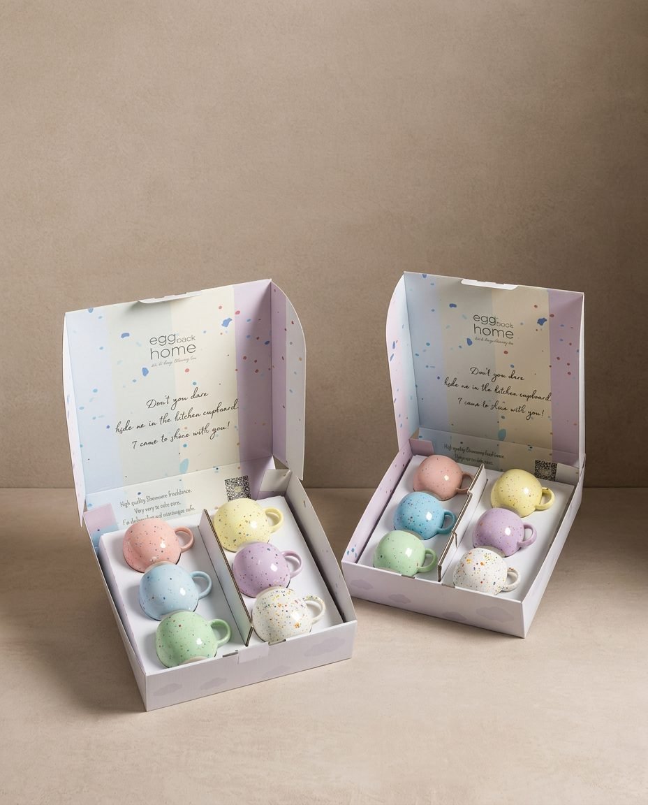 New Party Ball Mug 250ml - Assortment of 6