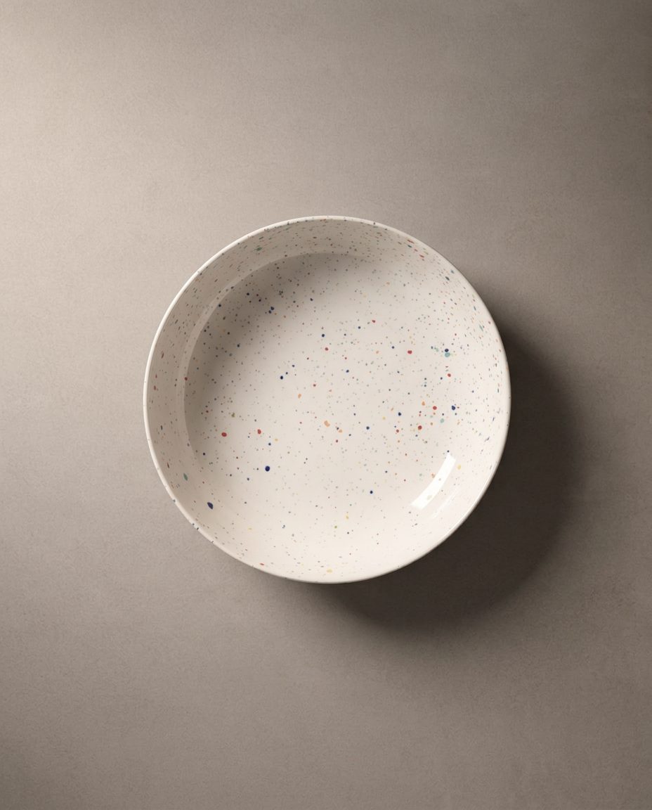 New Party Pasta Plate 21cm Mix 6 Pieces