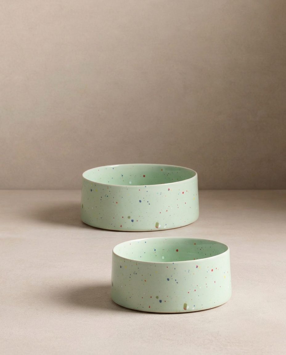 New Party Pet Bowl 16,5cm Set 2 Green