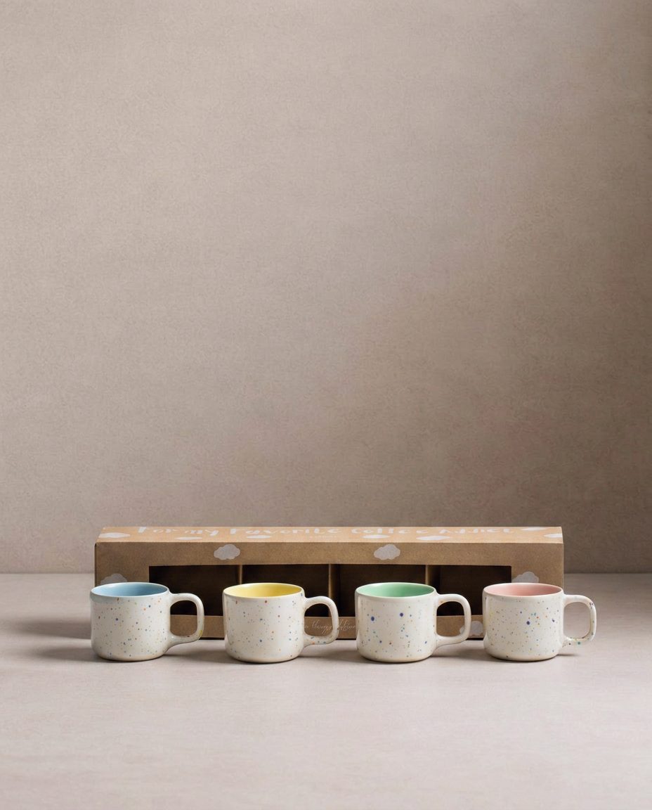Breeze Party Out Mug 60ml Mix 4 Pieces Set