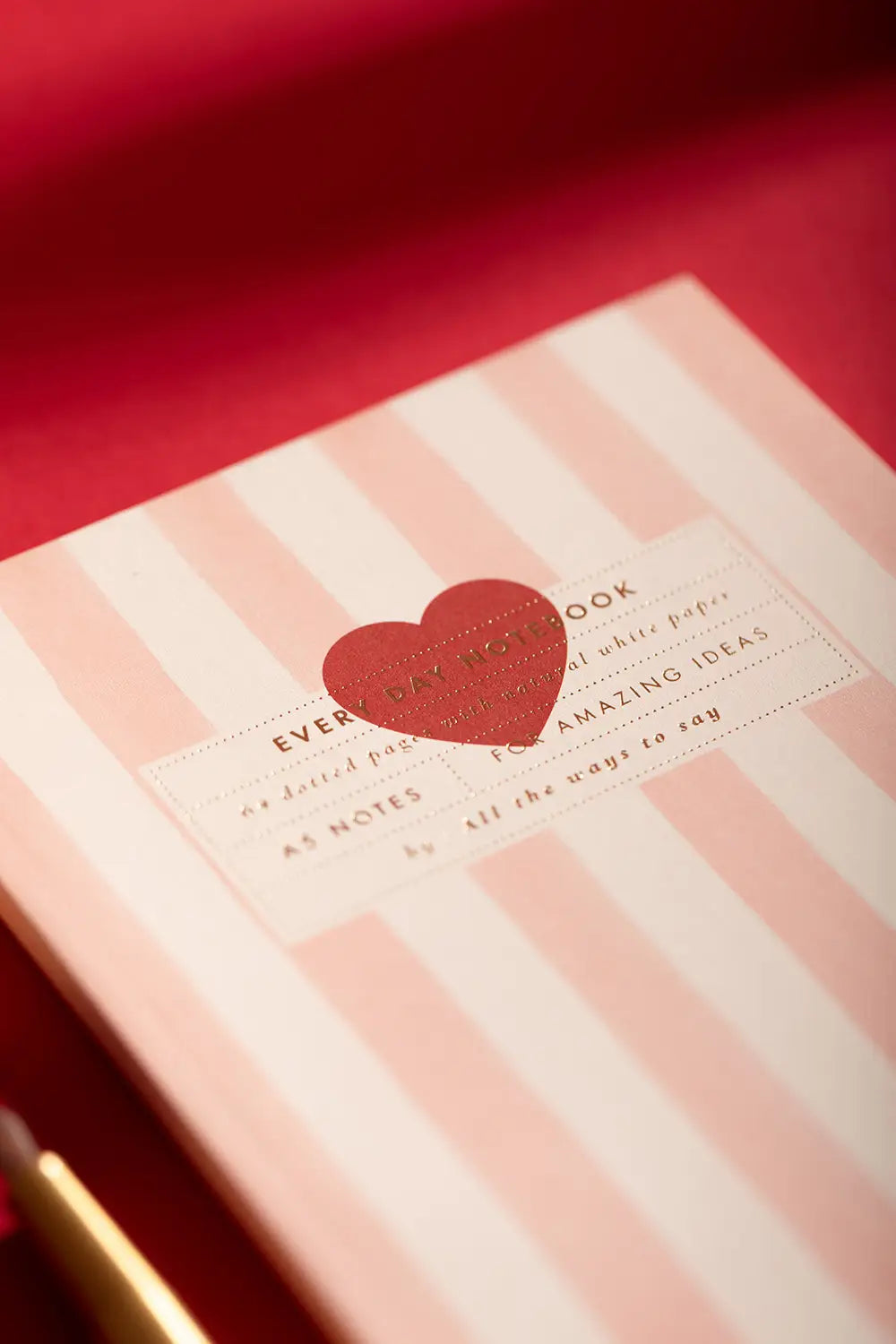 Pink stripes - Notebook A5