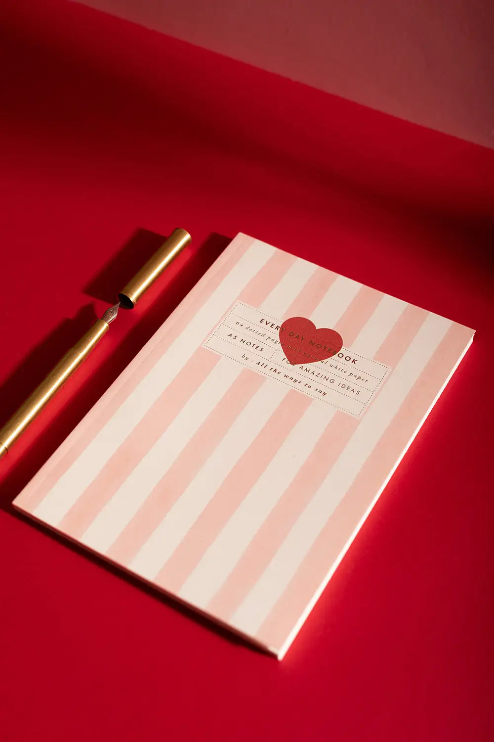 Pink stripes - Notebook A5