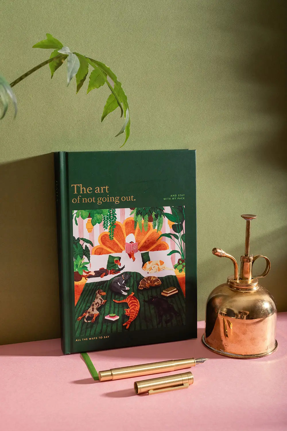 The art of not going out - Hardcover notebook A5
