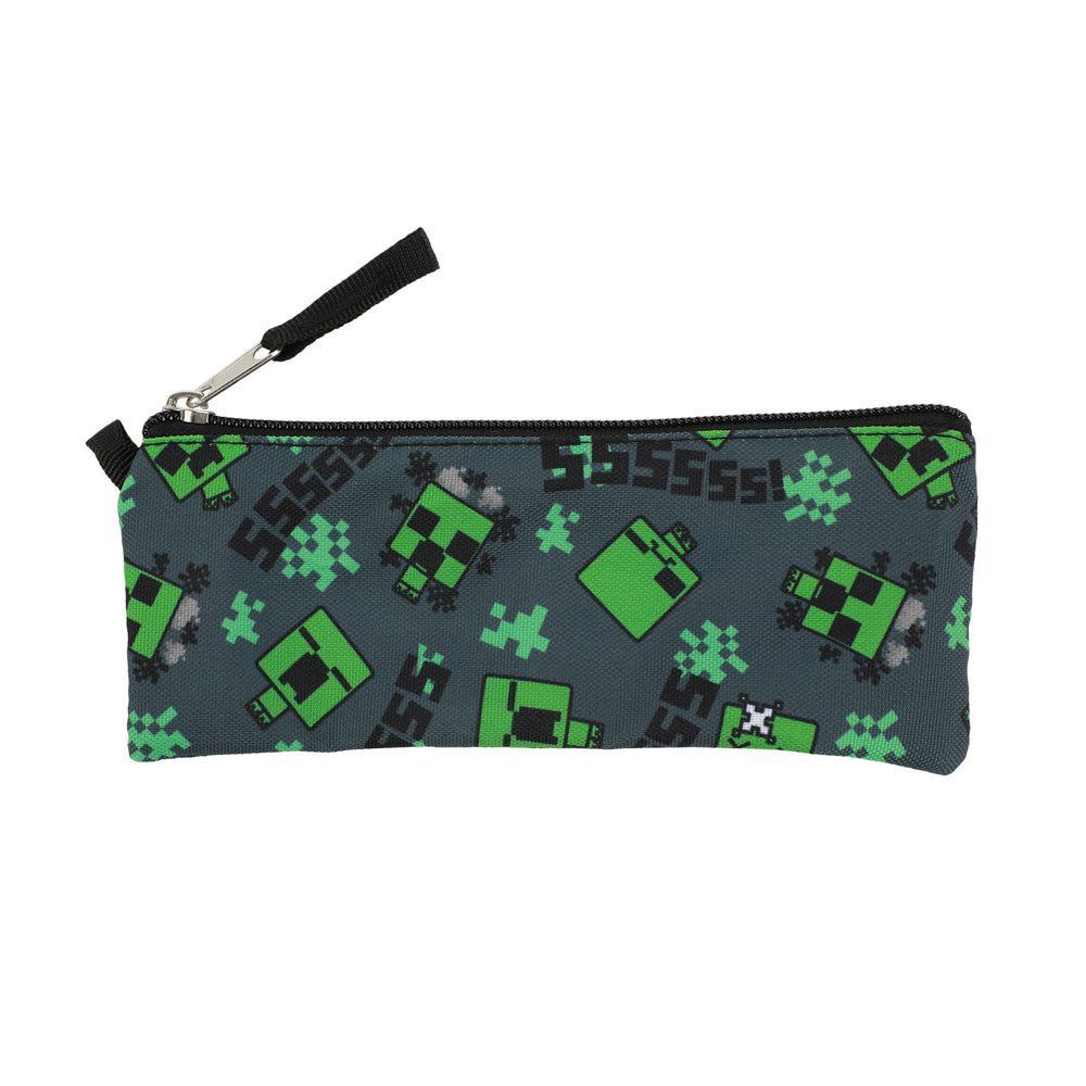 Set sac à dos enfant Minecraft Creeper 5 pièces