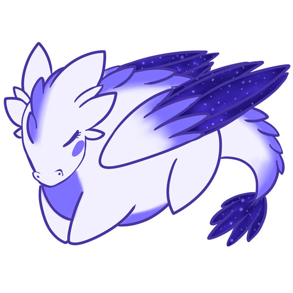 Peluche Mini Squishable – Dragon Lunaire