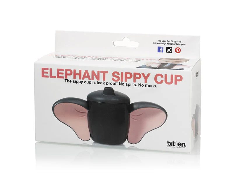 Taza para sorber con forma de elefante